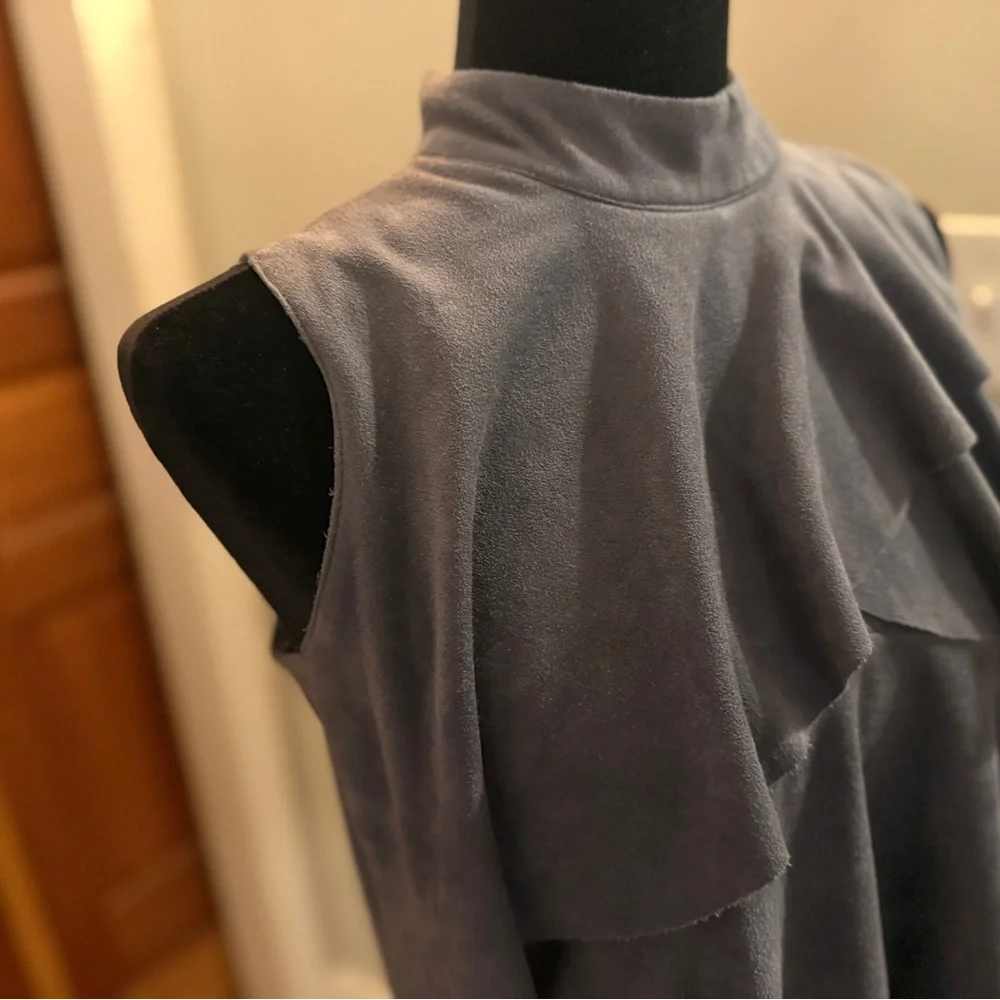 Super Cute Mudpie Faux Suede Dress - Picture 6 of 9